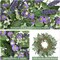 20” Artificial Farmhouse Wreath – Wildflowers & Greenery Spring Door Decor